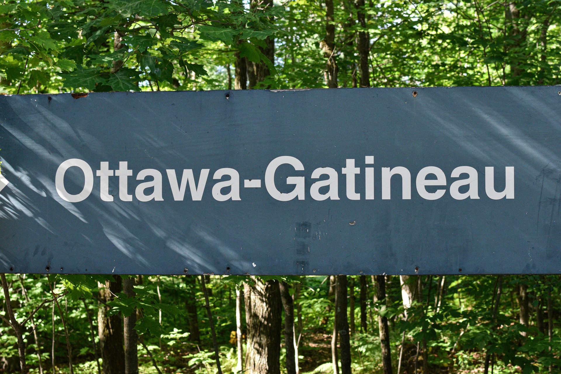 Ottawa - Gatineau sign
